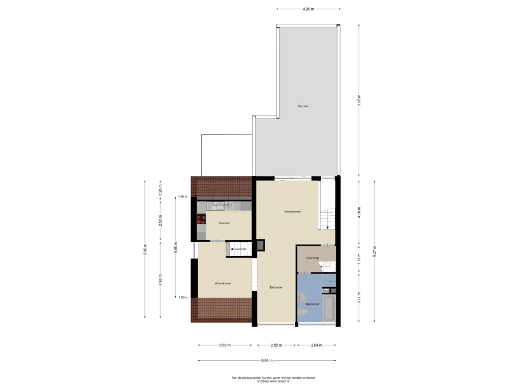 Bekijk plattegrond van Eerste verdieping van Schoolstraat 51