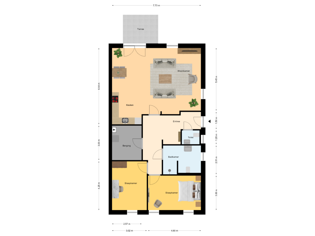 Bekijk plattegrond van Begane Grond van Hengeloer Straße 11 D