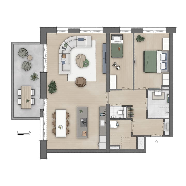 Foto 7 van Genderkwartier Sonate | Type B | C3.04 (Bouwnr. 15)