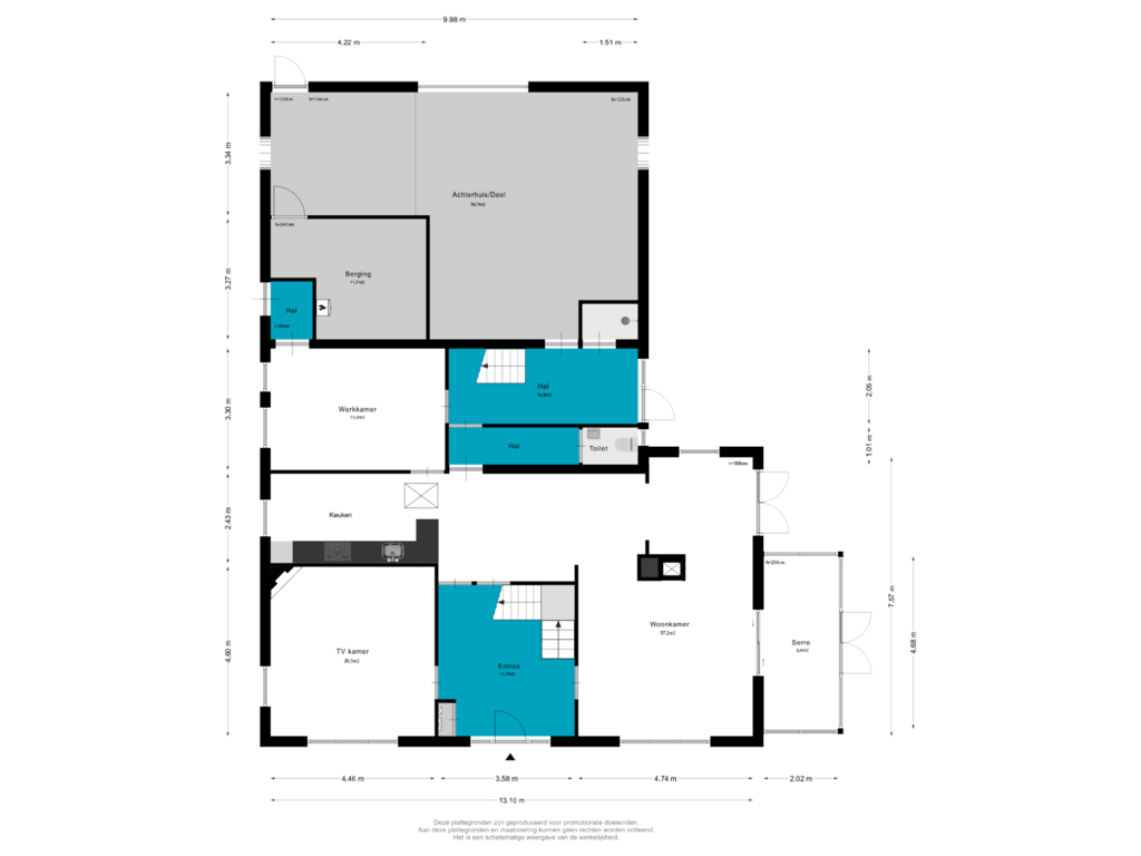 Bekijk plattegrond van Begane Grond van Kerkstraat 20