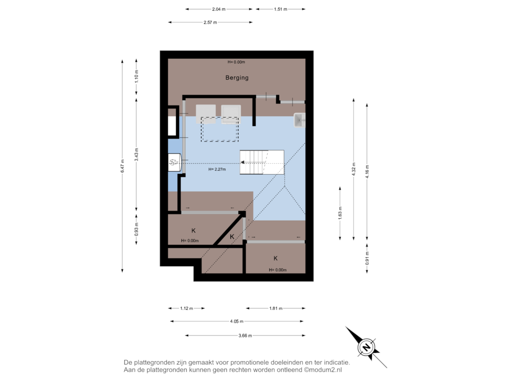 Bekijk plattegrond van 3e Verdieping van Van Zuylen van Nijeveltstraat 72