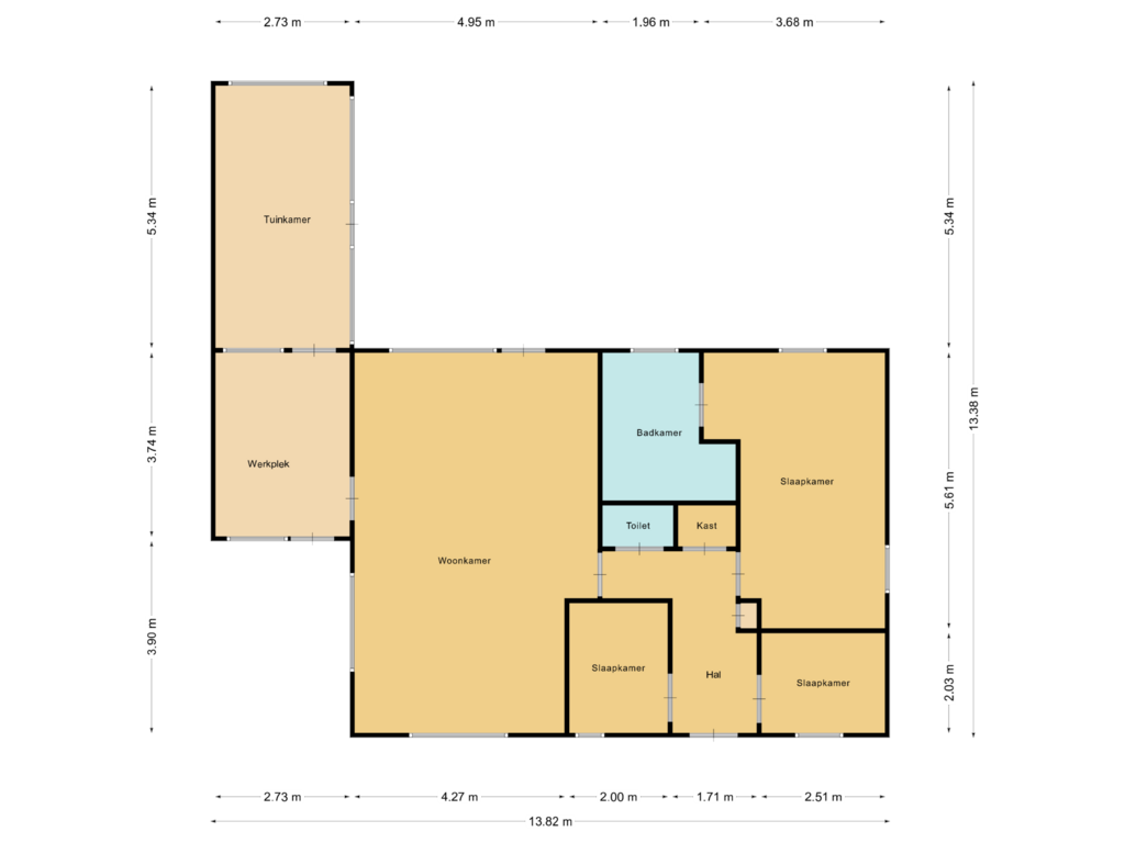 Bekijk plattegrond van First floor van Oostweg 2-0098