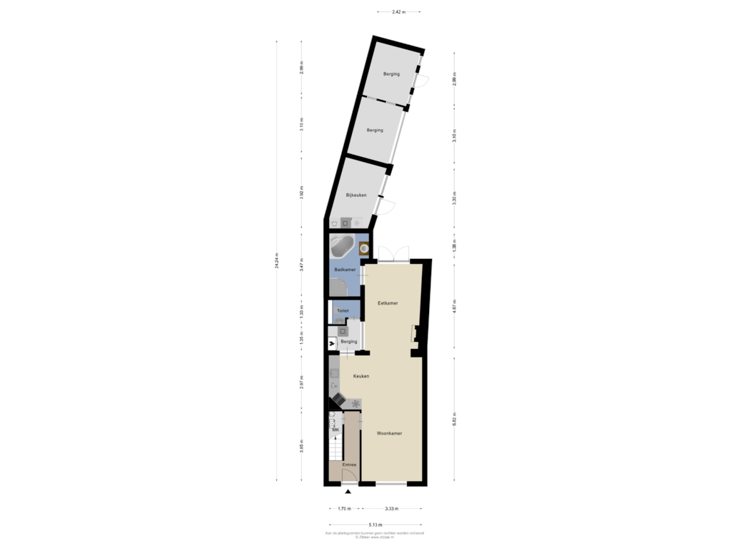 View floorplan of Begane Grond of Nieuwstraat 72