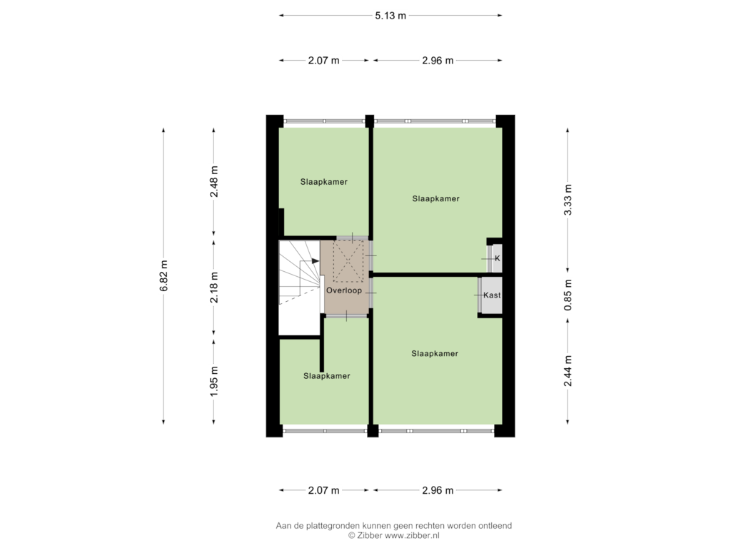 View floorplan of Eerste Verdieping of Nieuwstraat 72