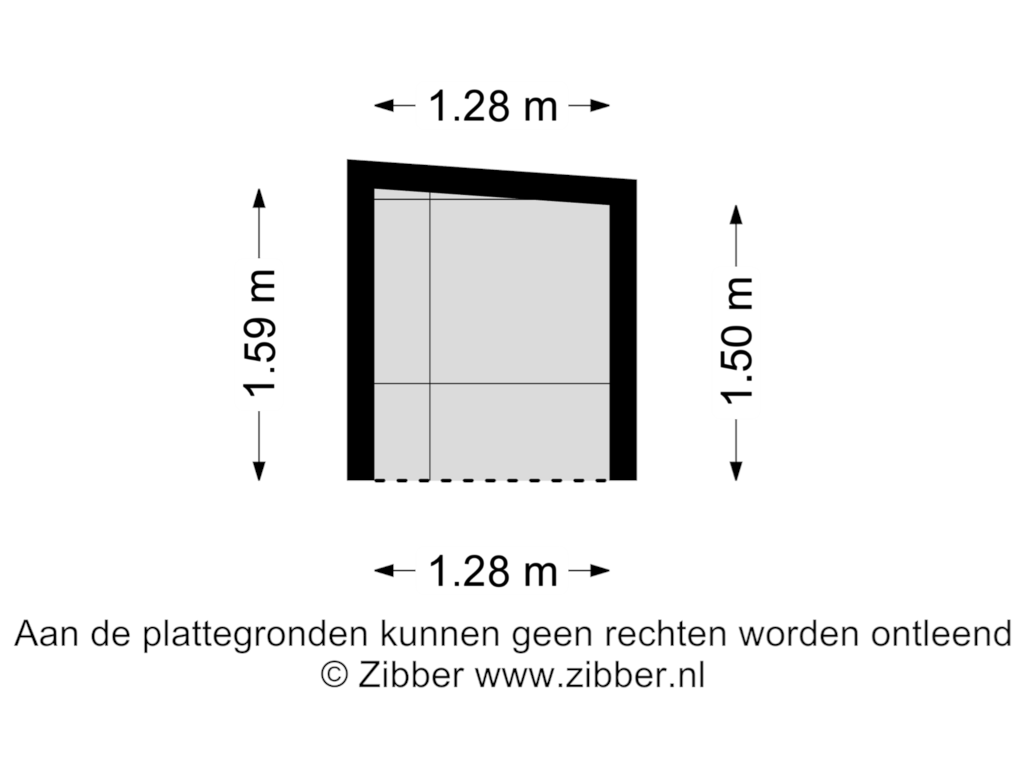 View floorplan of Overkapping of Nieuwstraat 72