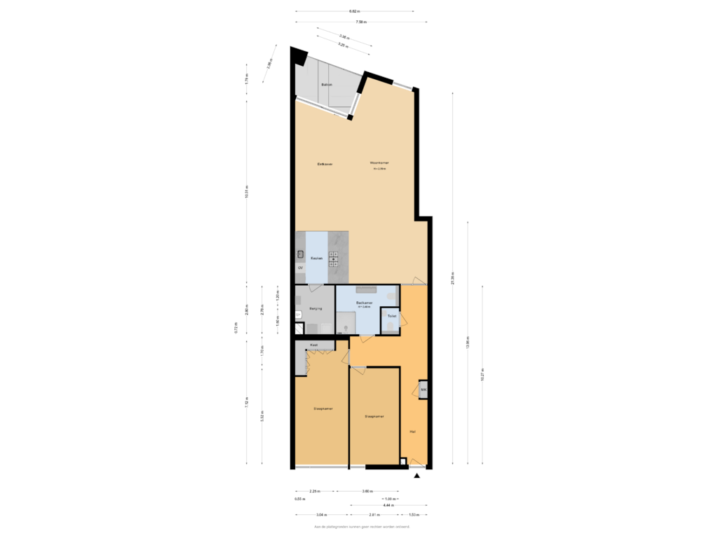 Bekijk plattegrond van Plattegrond van Torenplein 5-C