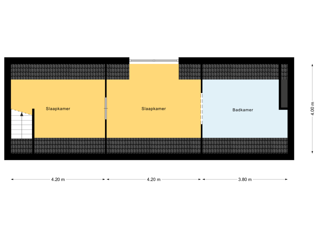 Bekijk plattegrond van 1e Verdieping van Molenstraat 8