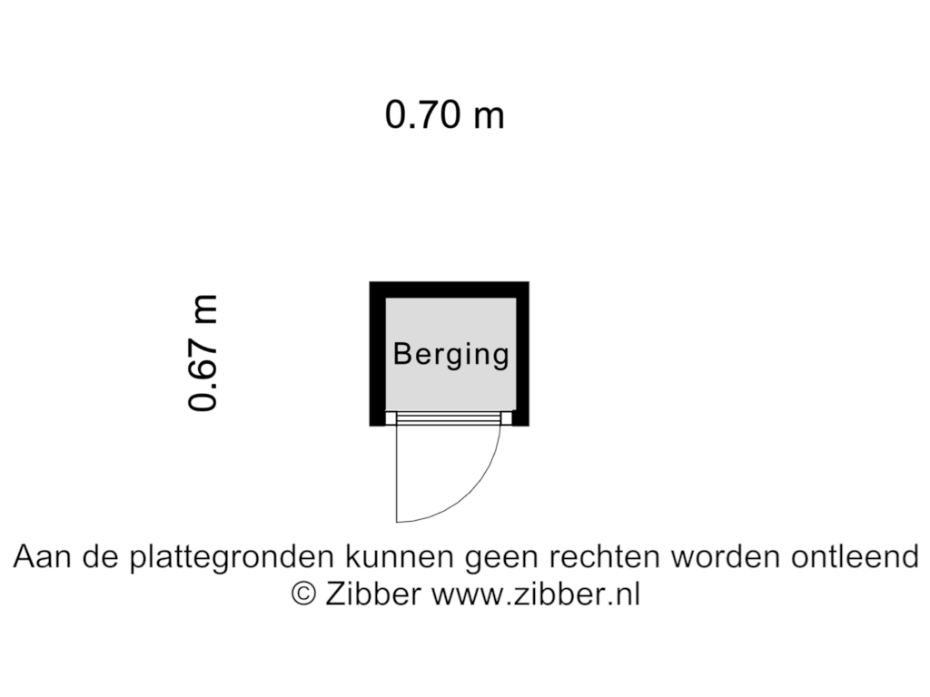 Bekijk plattegrond van Berging van De Goede Ree 31