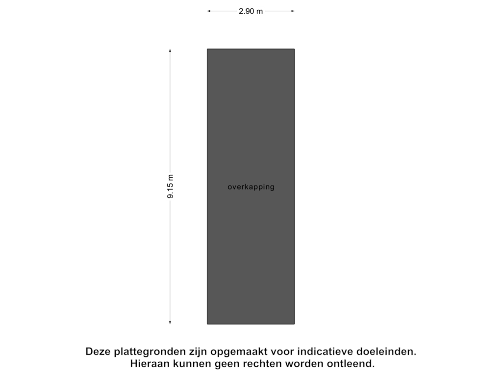 Bekijk plattegrond van overkapping 2 van Zwarteweg 1