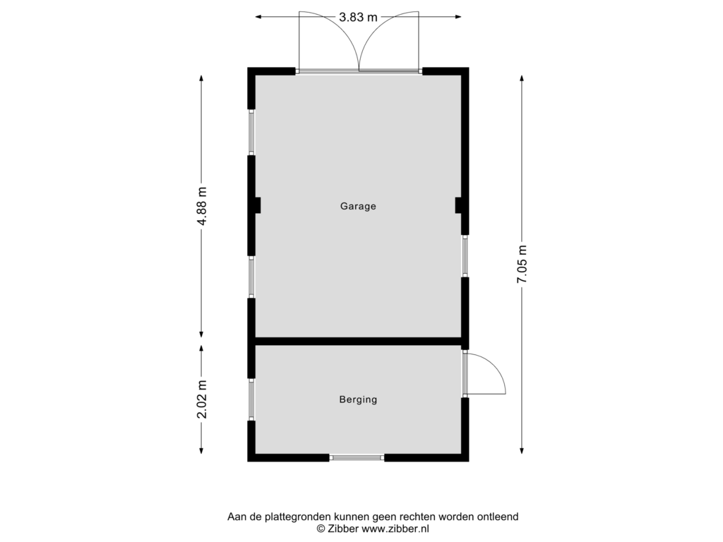 Bekijk plattegrond van Garage van Maasdijk 63