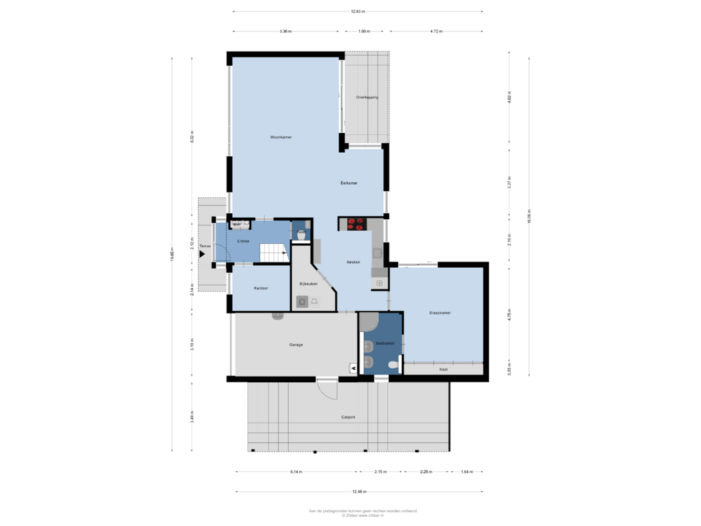 Bekijk plattegrond van Begane Grond van Golfresidentie 9