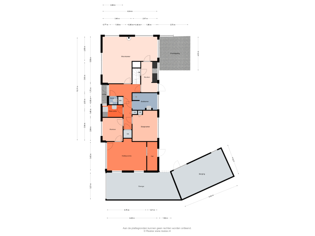 Bekijk plattegrond van Begane grond van de Jongstraat 6