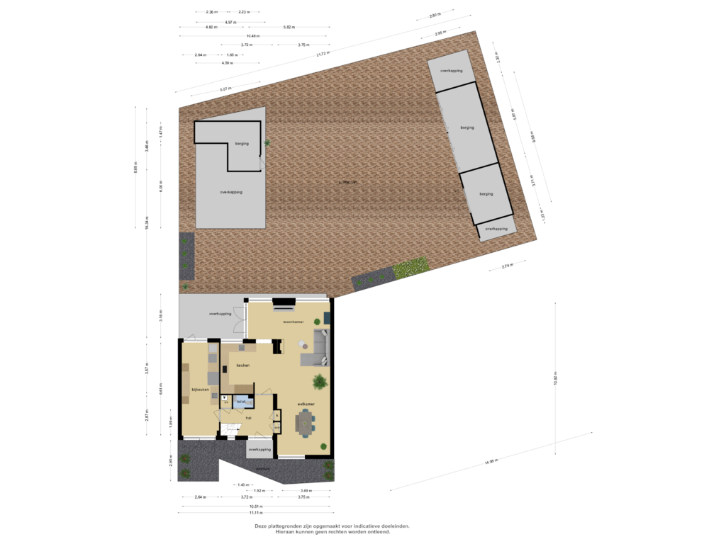 View floorplan of Overzicht woning of Hertogshoef 250