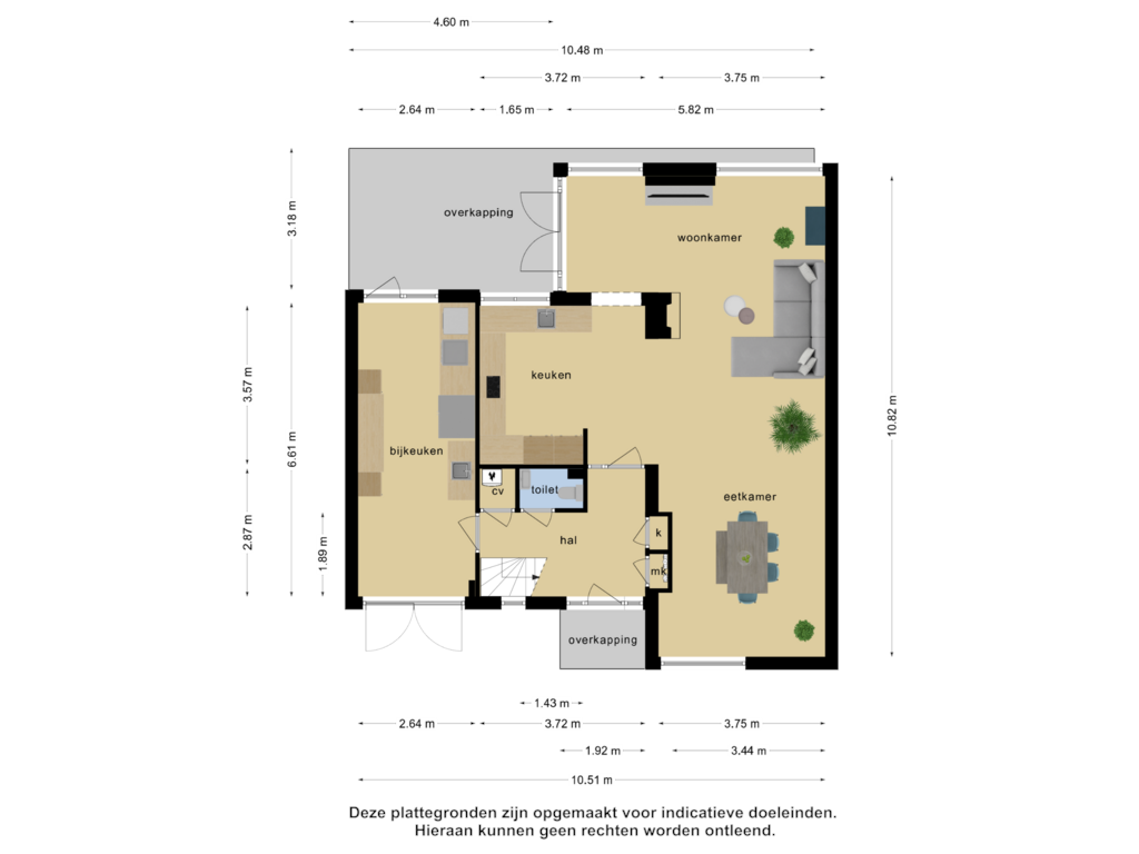 View floorplan of Begane grond of Hertogshoef 250