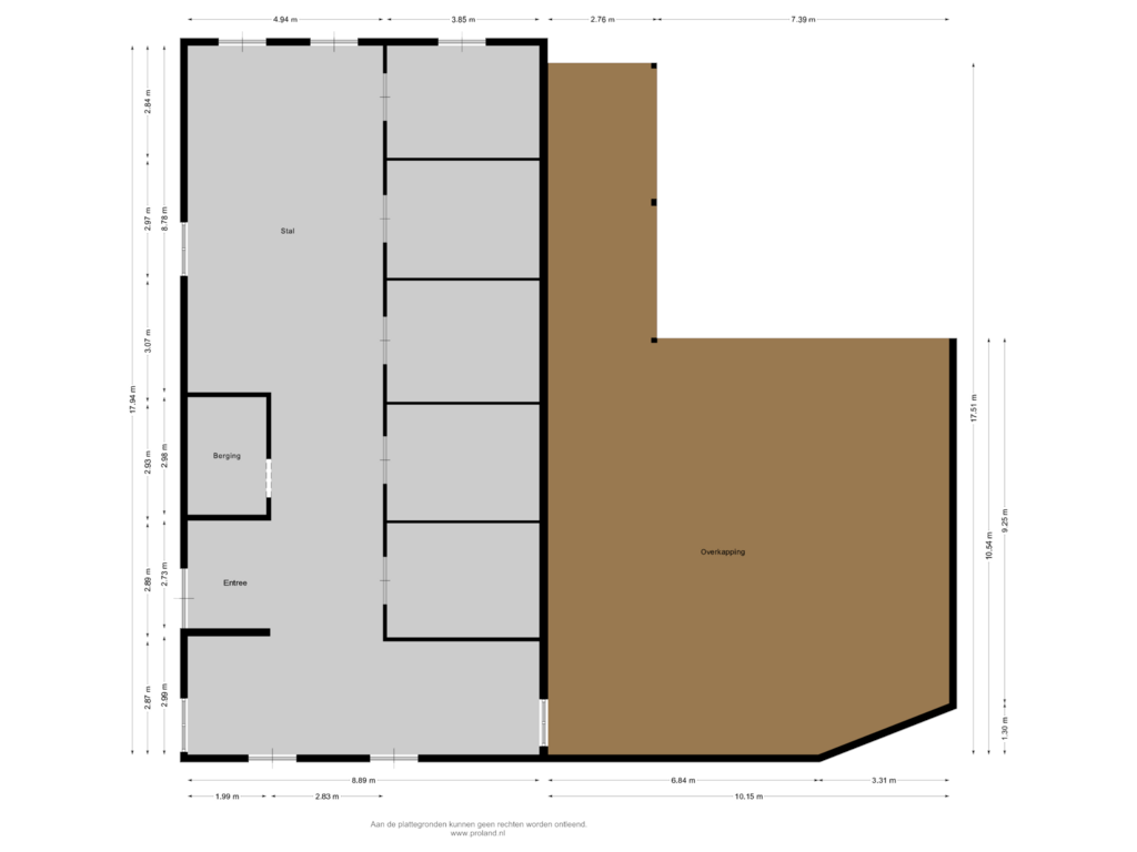 View floorplan of Stal of Trekkenweg 15