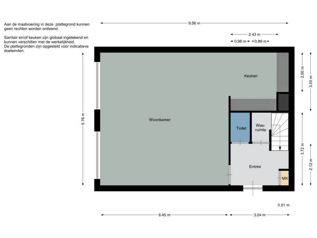 View floorplan of Begane grond of Heul 15