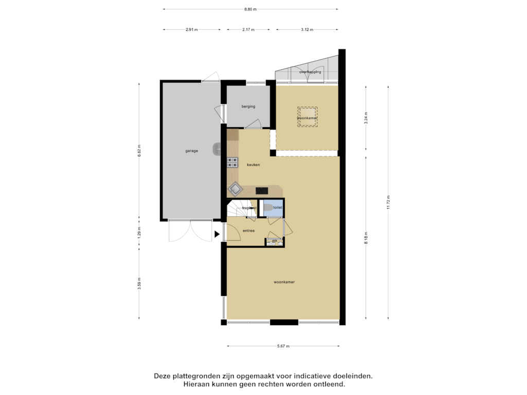 Bekijk plattegrond van Begane Grond van A.J. Rennenstraat 20