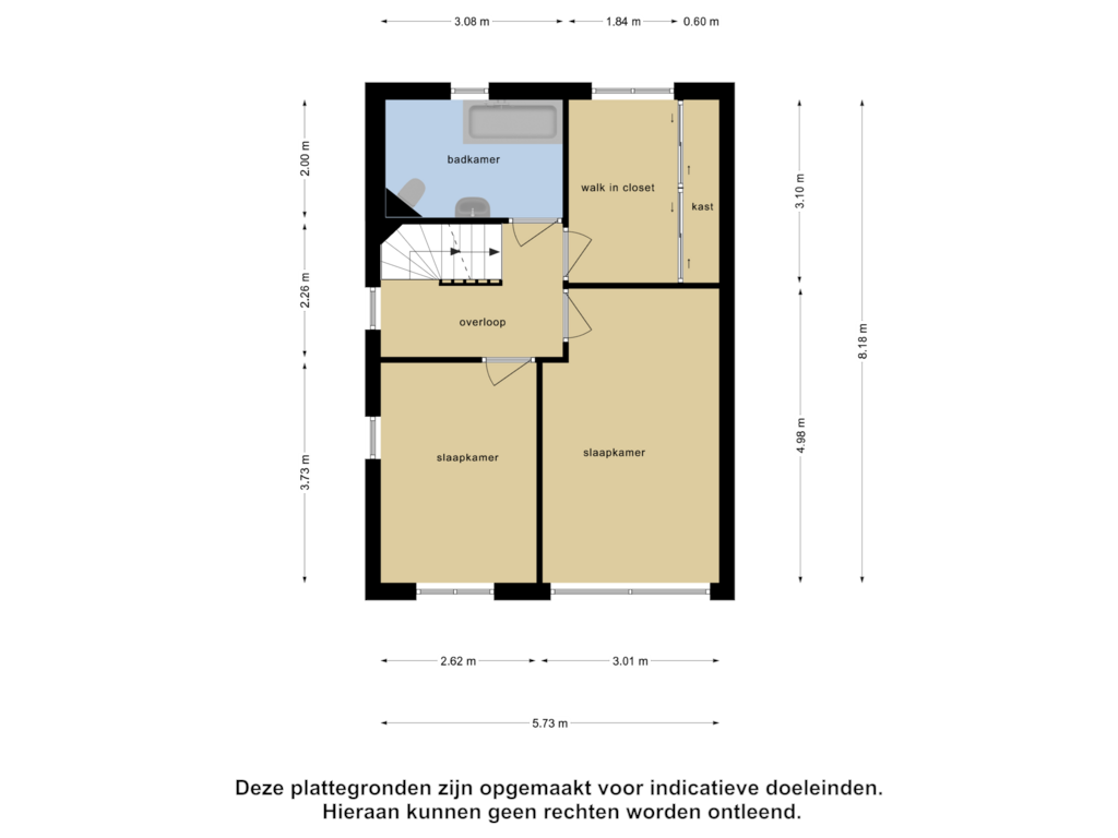 Bekijk plattegrond van Eerste Verdieping van A.J. Rennenstraat 20