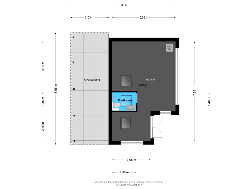 Bekijk plattegrond van Garage van Komlaan 5