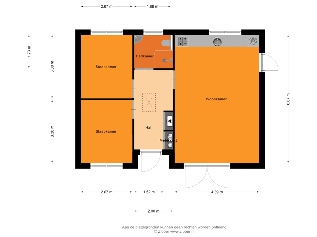 Bekijk plattegrond van Begane Grond van Konijnenkamp 55