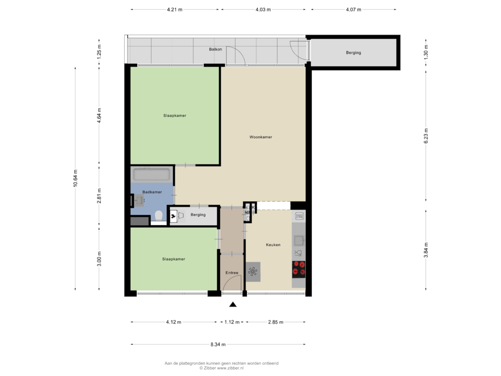 Bekijk plattegrond van Appartement van Eisenhowerstraat 608