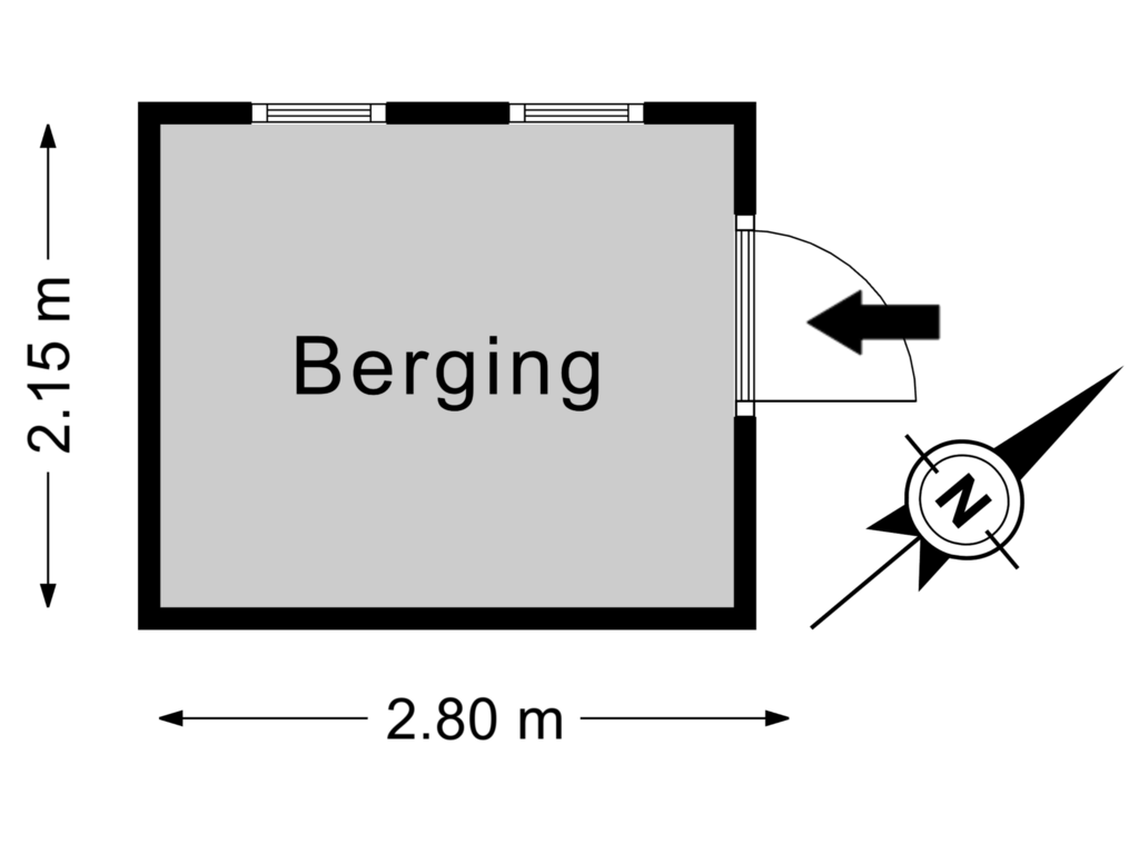 Bekijk plattegrond van Bijgebouw van De Oere 14