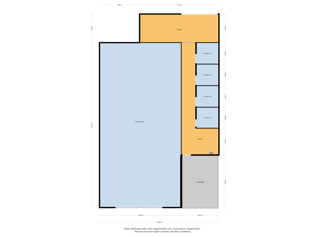 View floorplan of Paardenstallen of Linderveldweg 14