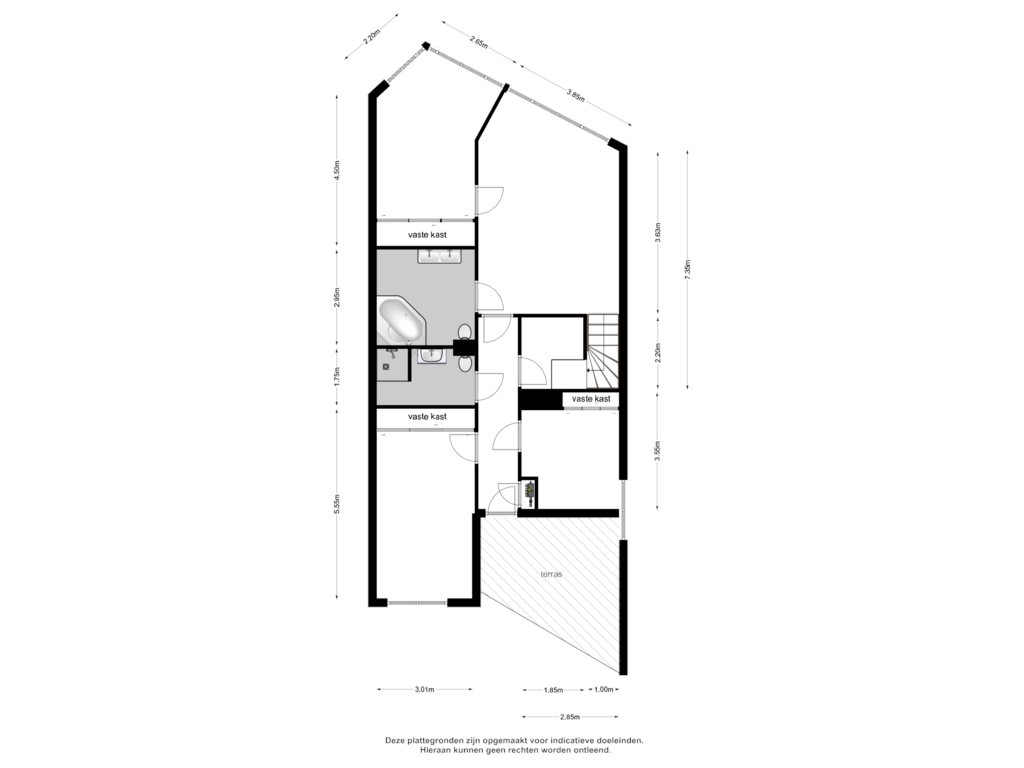 Bekijk plattegrond van begane grond van Schuttershof 74