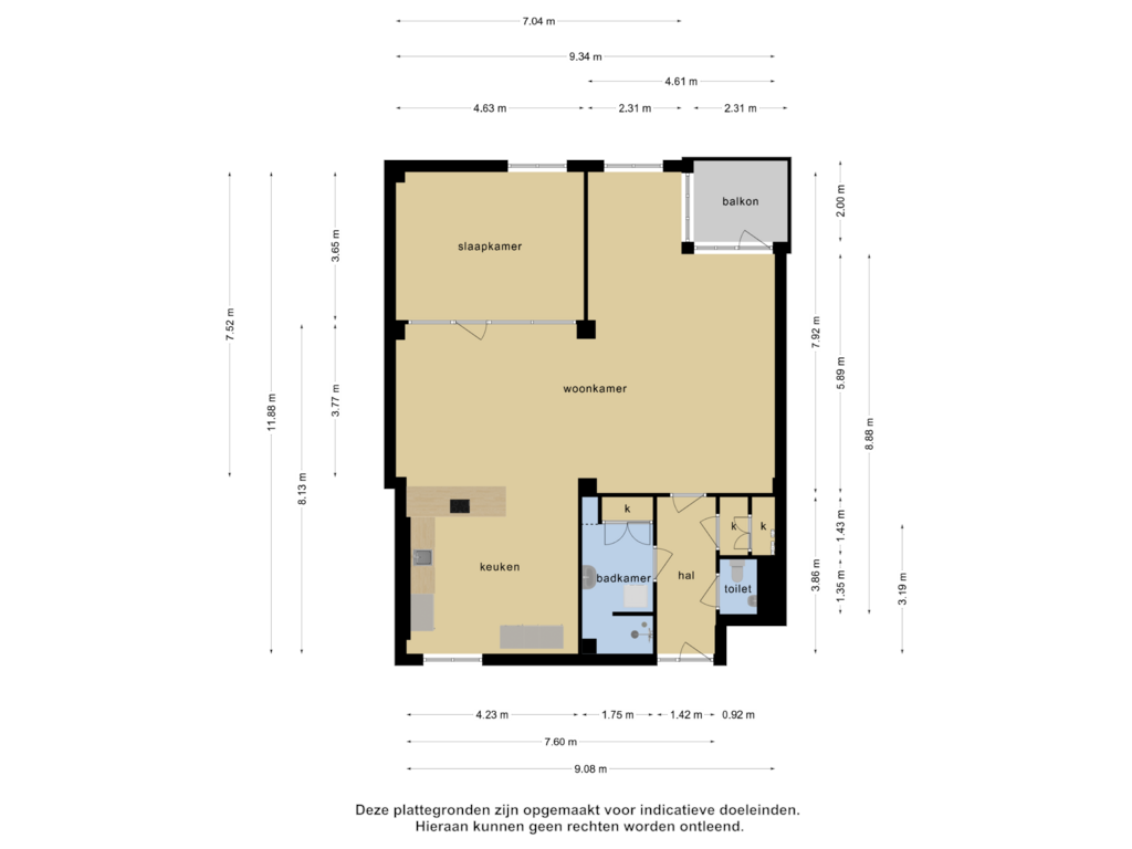 Bekijk plattegrond van 1_Appartement van Sint-Jobstraat 47