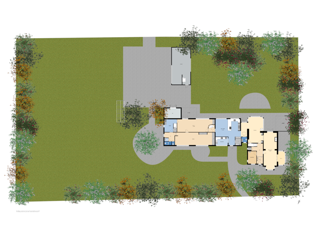 View floorplan of perceel of Delftsestraatweg 51