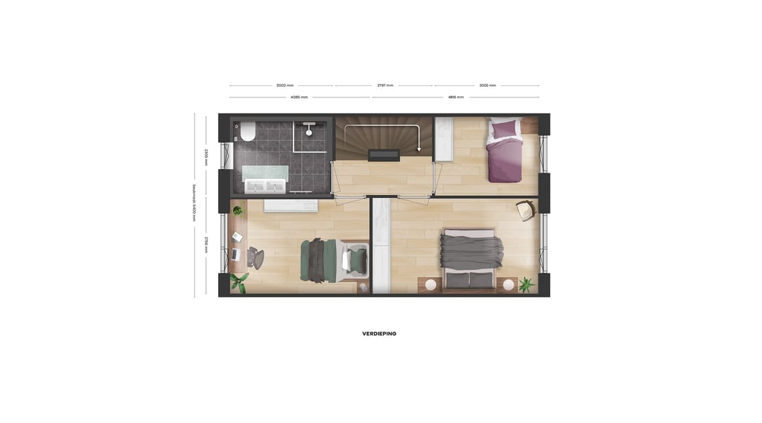 Foto 7 van Carre tussenwoning (Bouwnr. 10)