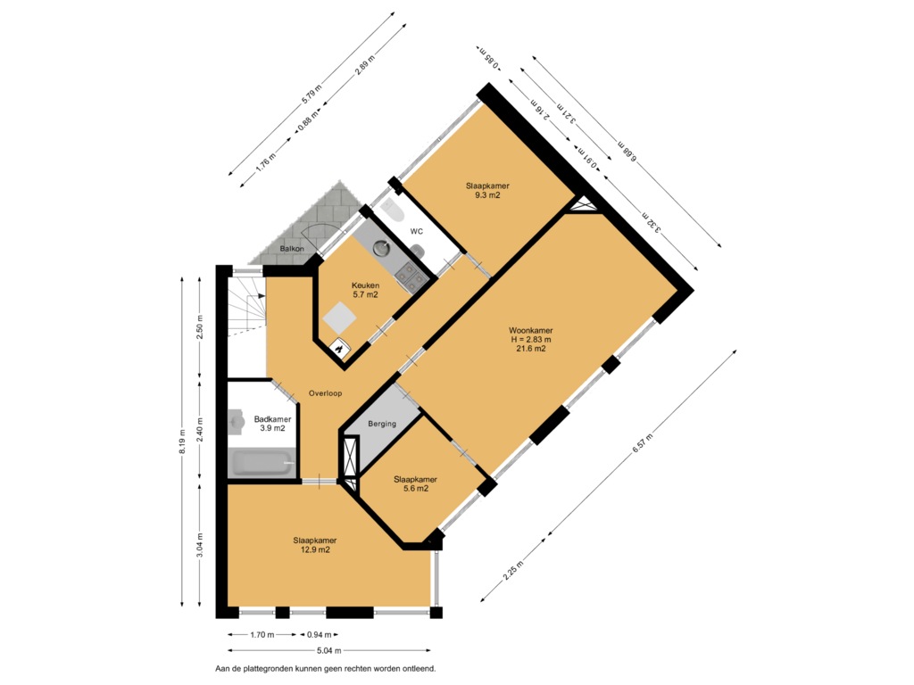 Bekijk plattegrond van 1e Verdieping van Maarseveensestraat 3