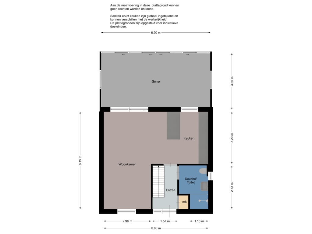 View floorplan of Begane grond of Grevelingenmeer 12