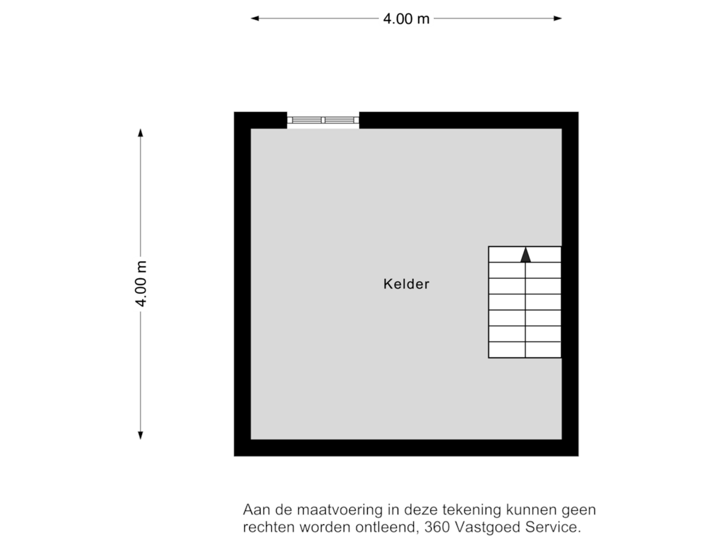 Bekijk plattegrond van Kelder van Sarinkdijk 6