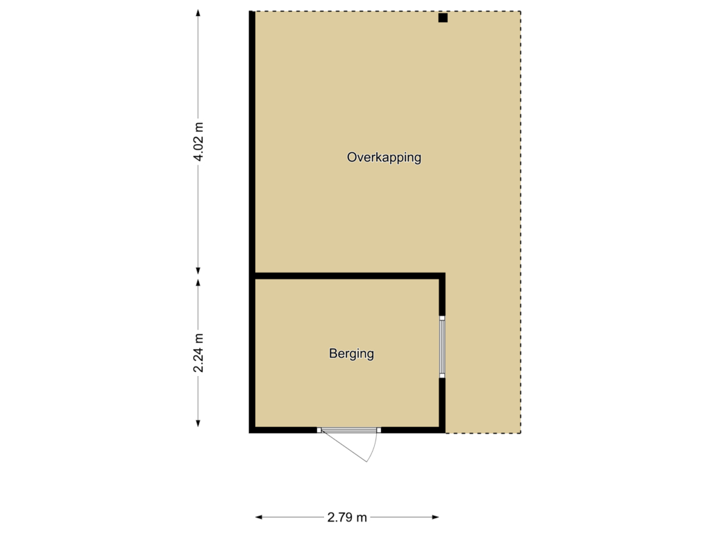 View floorplan of Berging of Noordereiland 14