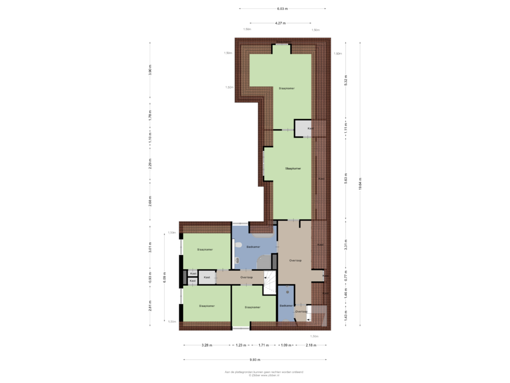 Bekijk plattegrond van Eereste Verdieping van Poeldonksedijk 5