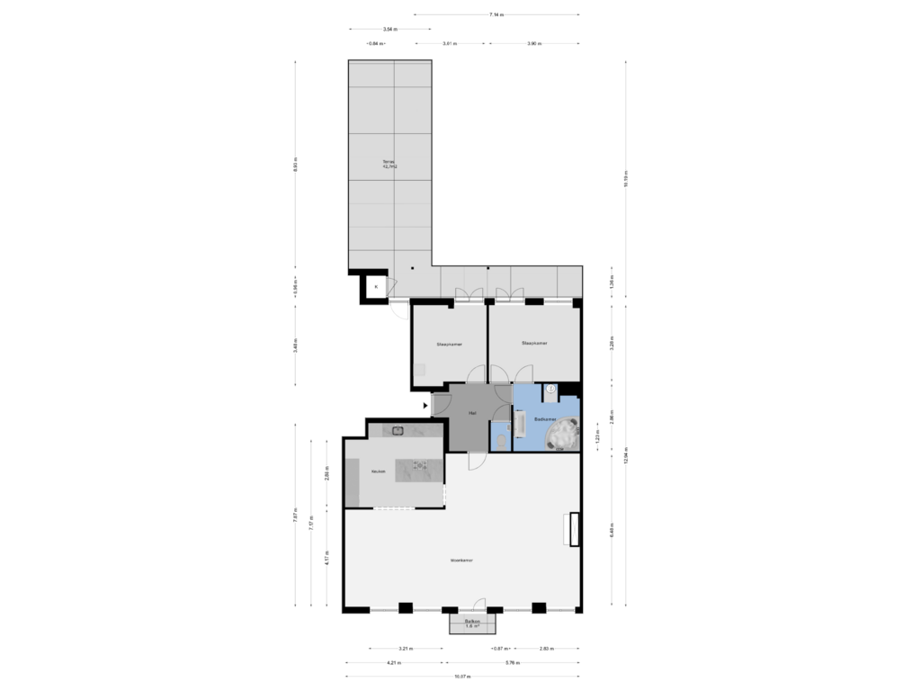 Bekijk plattegrond van 1e Verdieping van Seeligsingel 18