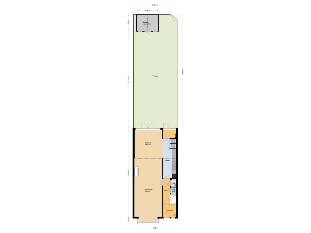 Bekijk plattegrond van Situatie van Ridder van Catsweg 244-A