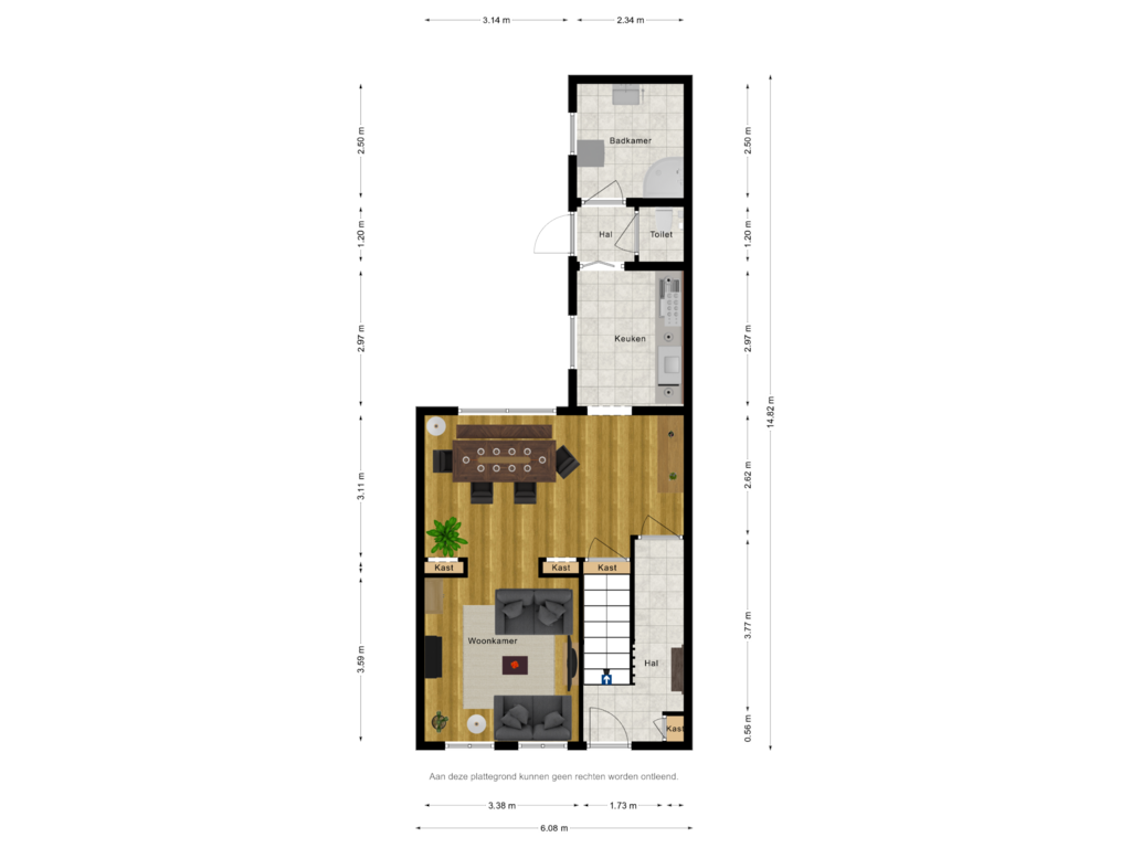 Bekijk plattegrond van BG V. Molenstraat 5 van Verlengde Molenstraat 5