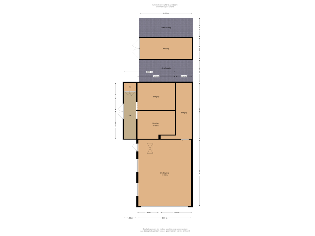 Bekijk plattegrond van Externe Begane Grond van Aalscholverweg 16