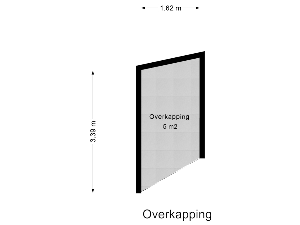 View floorplan of Overkapping of Pinksterbloem 1