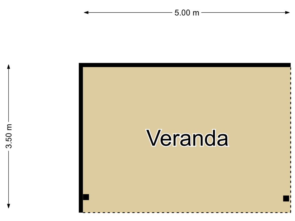 View floorplan of Veranda of Heemraadlaan 43