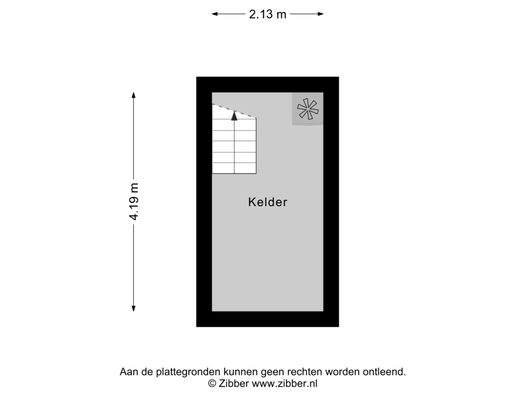 Bekijk plattegrond van Kelder van Deventerstraat 23