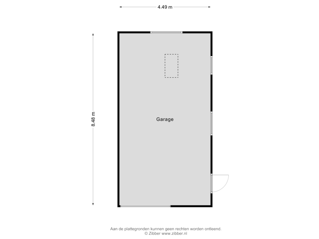 Bekijk plattegrond van Garage van Deventerstraat 23