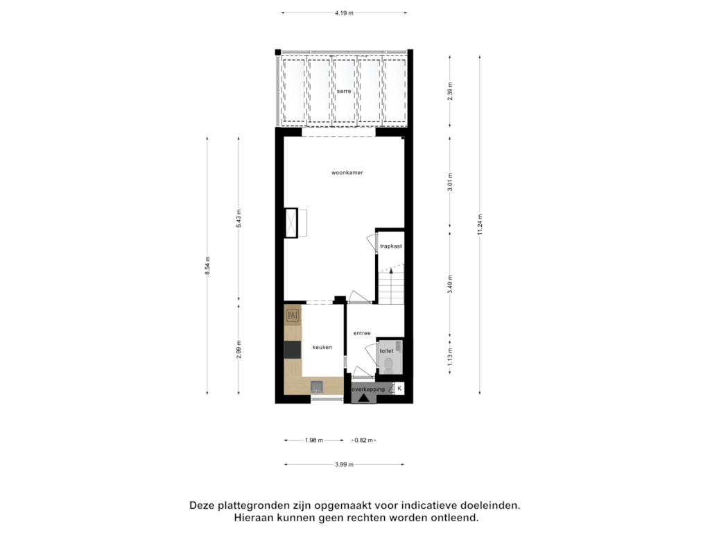 Bekijk plattegrond van Begane Grond van Schoutstraat 47