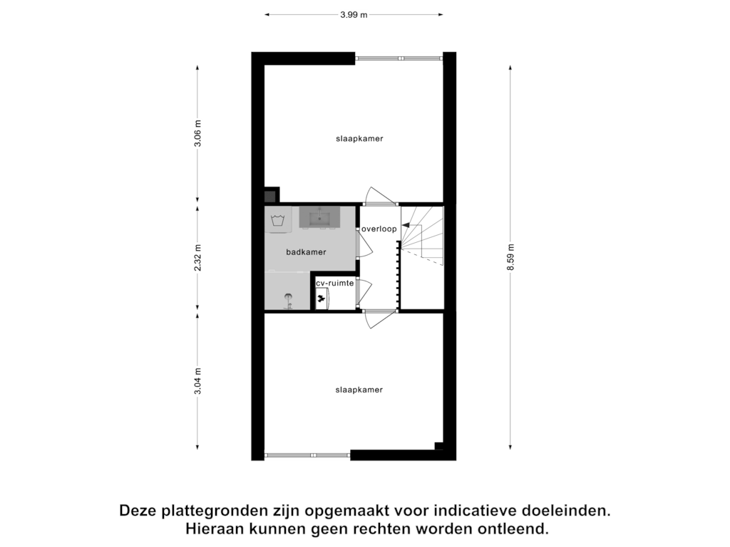 Bekijk plattegrond van Eerste Verdieping van Schoutstraat 47