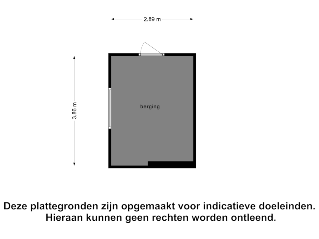 Bekijk plattegrond van Berging van Schoutstraat 47