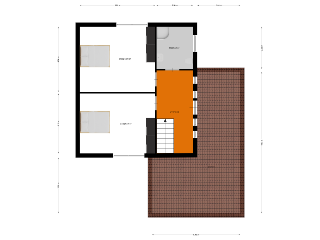 Bekijk plattegrond van Eerste verdieping van Burgemeester Smeetsstr 27