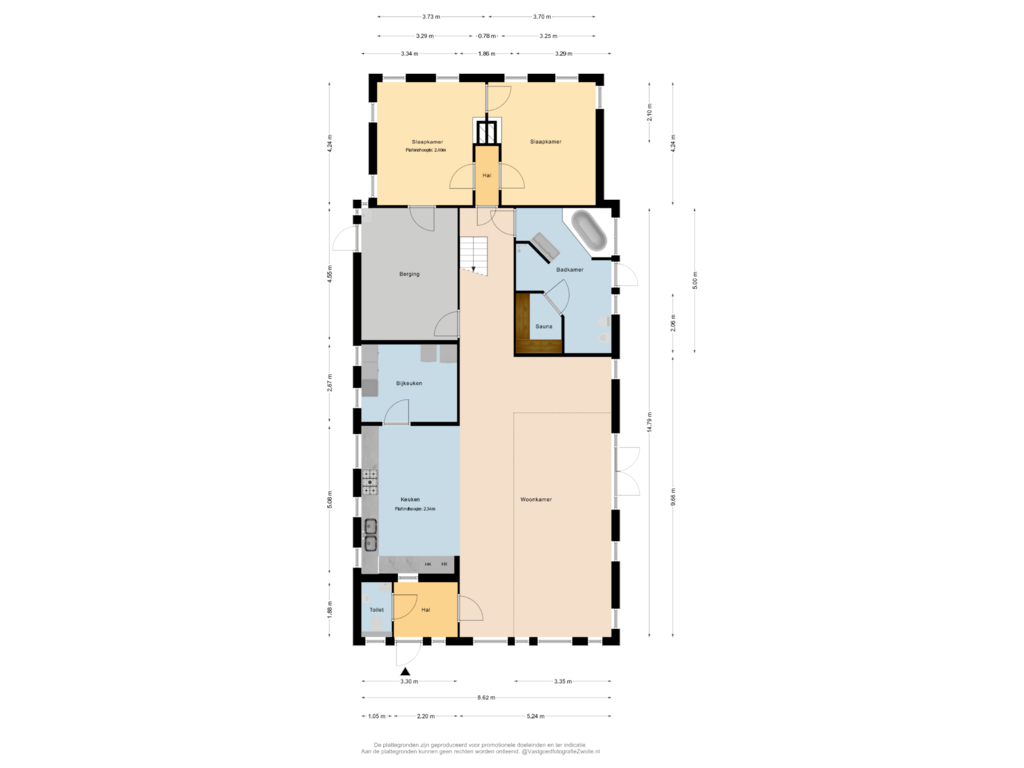 Bekijk plattegrond van Begane Grond van G.W.van Marleweg 4