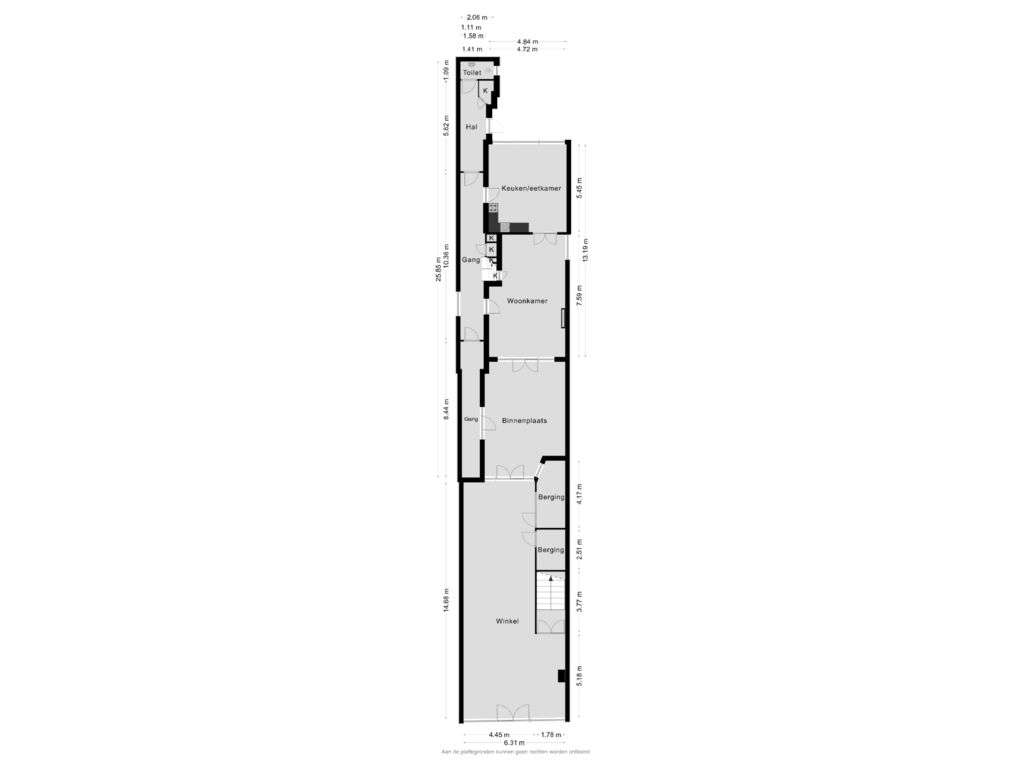 View floorplan of First floor of Grote Dijlakker 21